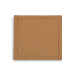 Serviette Ariana mit Ajour40 x 40 cm, 60 % Baumwolle/40 % Leinen, GOTS (nougat)