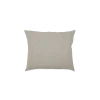 Set: Armlehnenkissen mit Überzug50x60 cm, mit verdeckter Knopfleiste (Wollstoff Tano natur hell)