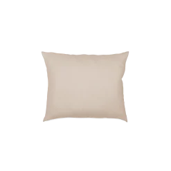 Set: Armlehnenkissen mit Überzug50x60 cm, mit verdeckter Knopfleiste (Wollstoff Tano natur)
