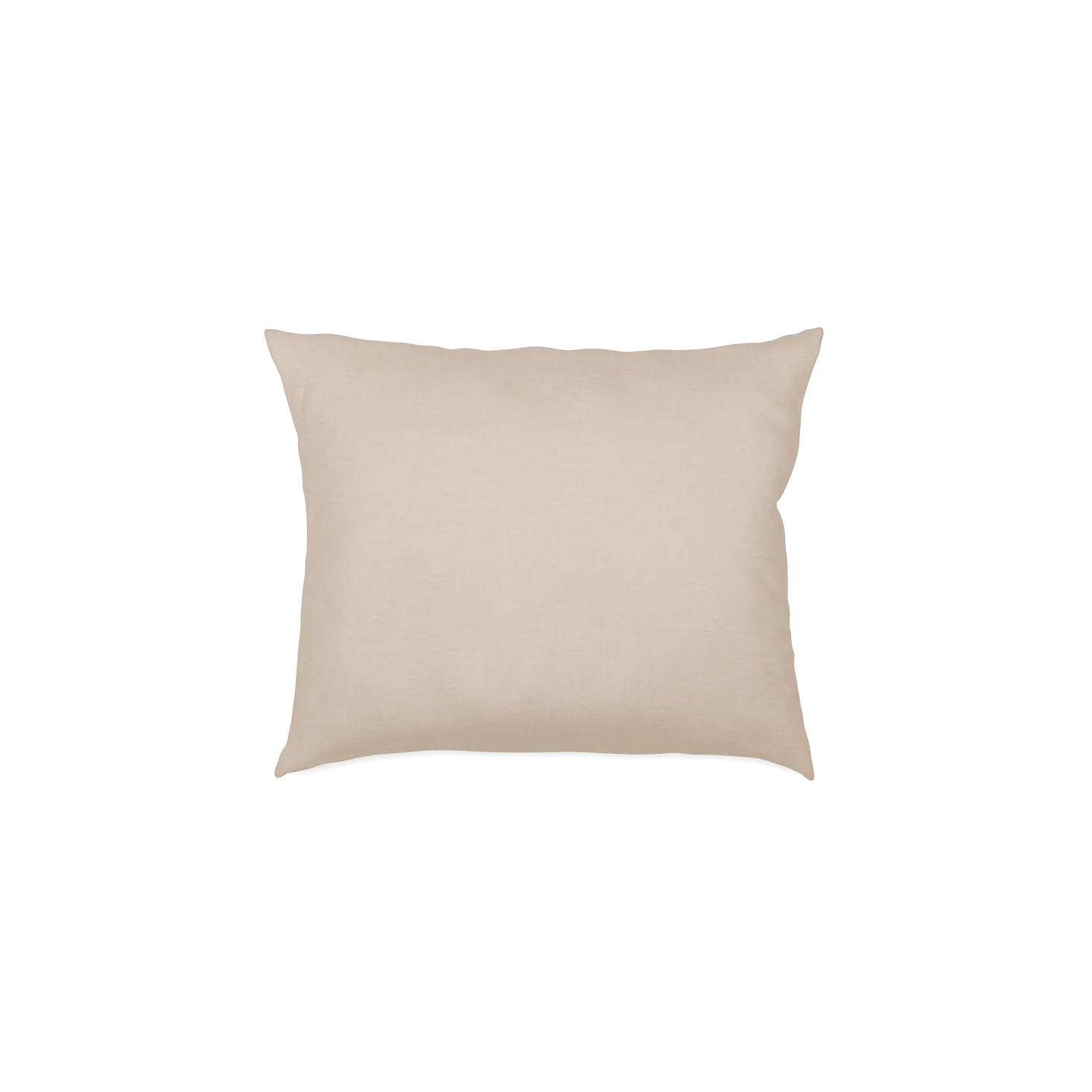 Set: Armlehnenkissen mit Überzug50x60 cm, mit verdeckter Knopfleiste (Wollstoff Tano natur)