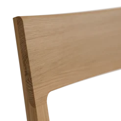 Set: 2 Stk. Stuhl Karim(Eiche, Holz-Sitzfläche)