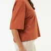 Shirt aus Bio Baumwolle(bernstein braun, XL)