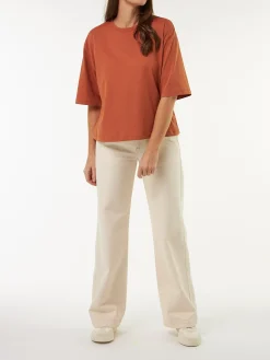 Shirt aus Bio Baumwolle(bernstein braun, XL)