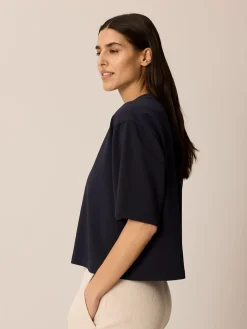 Shirt aus Bio Baumwolle(dunkelblau, M)