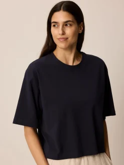 Shirt aus Bio Baumwolle(dunkelblau, M)