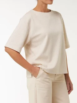 Shirt aus Bio Baumwolle und Leinen(natur, M)