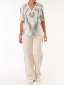 Shirt halbarm aus Bio Baumwolle(smaragd ajour ringel, S)