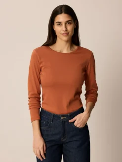 Shirt-Langarm(bernstein braun, 38)