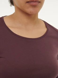 Shirt-Langarm(merlot, 34)
