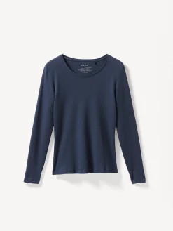 Shirt-Langarm(mitternachtsblau, 38)