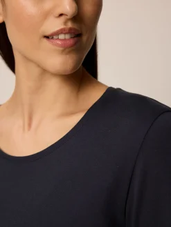 Shirt-Langarm(mitternachtsblau, 38)