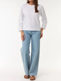 Shirt oversize aus Bio Baumwolle(weiß, XS)