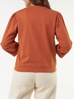Shirt oversize aus Bio Baumwolle(bernstein braun, XS)
