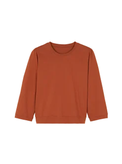 Shirt oversize aus Bio Baumwolle(bernstein braun, XS)