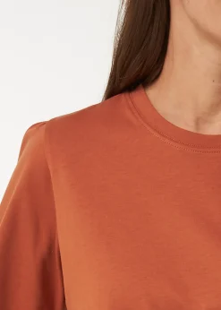 Shirt oversize aus Bio Baumwolle(bernstein braun, XS)