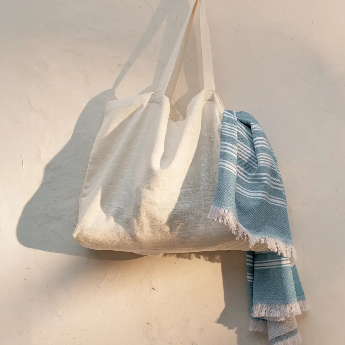Shopper Ariana60 % Baumwolle/40 % Leinen, GOTS (porzellan)