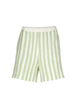 Short aus Bio Baumwolle(pastellgrün/weiss ringel, XS)