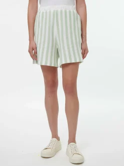 Short aus Bio Baumwolle(pastellgrün/weiss ringel, XS)
