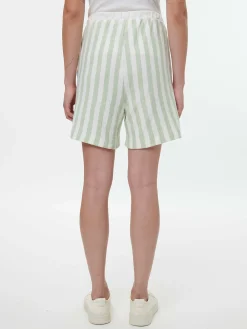 Short aus Bio Baumwolle(pastellgrün/weiss ringel, XS)