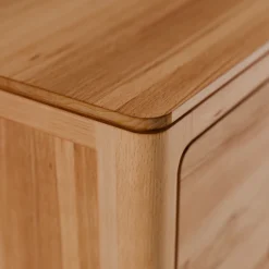 Sideboard Tenso B 135 x T 40 x H 73 cm(Kernbuche)