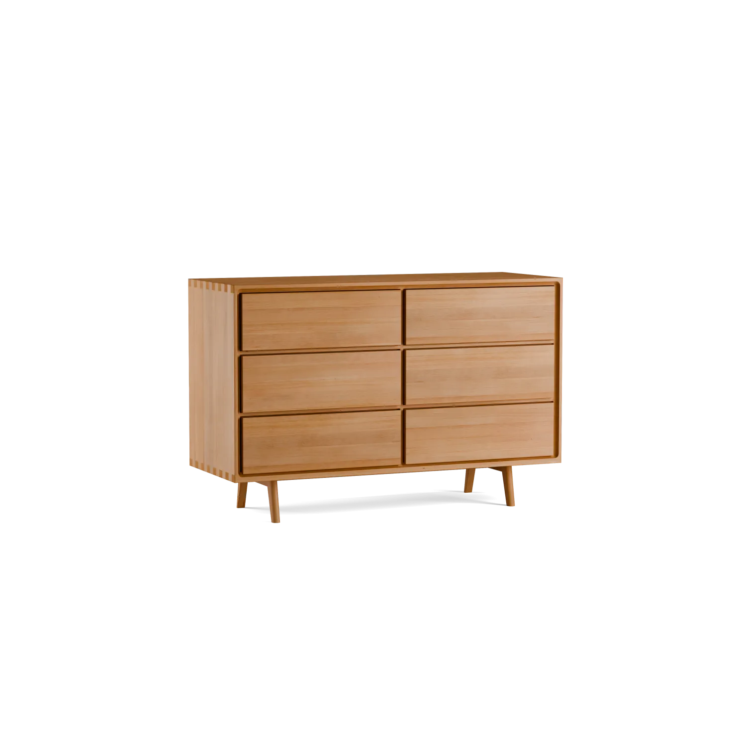 Sideboard Tesoro mit 6 Laden B 120 x T 45 x H 79 cm(Buche)