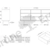 Sideboard Tesoro mit 9 Laden B 178 x T 45 x H 79 cm(Buche)