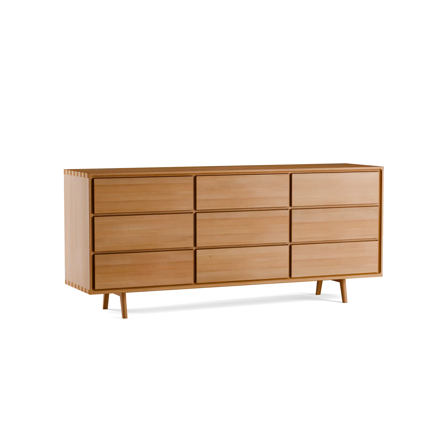 Sideboard Tesoro mit 9 Laden B 178 x T 45 x H 79 cm(Buche)