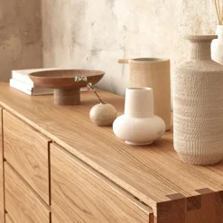 Sideboard Tesoro 2-türig3 Laden B 178 x T 45 x H 79 cm (Eiche)