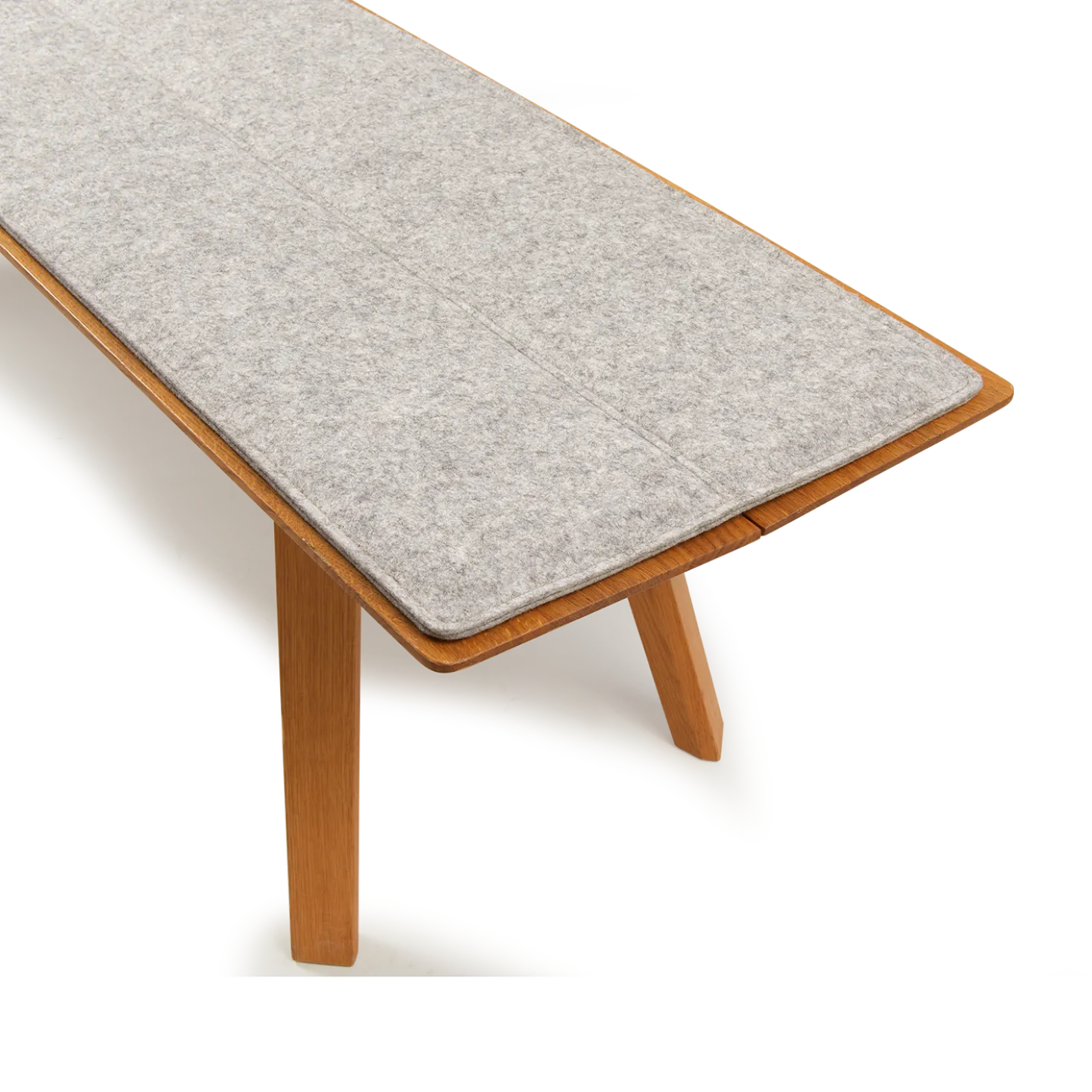 Sitzauflage für Holzbank Mirato(180 cm, Filz Kiesel)