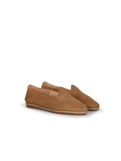 Slipper aus Bio Leder(hafer, 38)