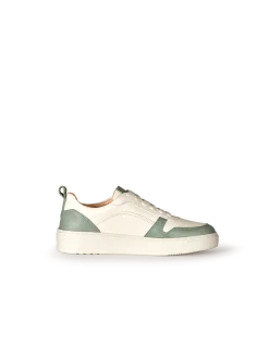Sneaker aus Bio Leder(olivgrün, 36)