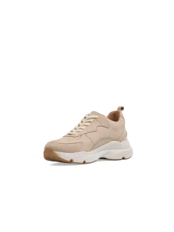 Sneaker aus Bio Leder(sand, 38)