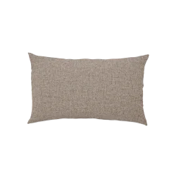 Sofakissen-Überzug mit verdeckter Knopfleiste(Wollstoff Tano natur, 30 x 50 cm)