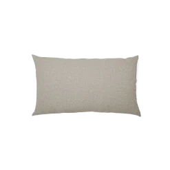 Sofakissen-Überzug mit verdeckter Knopfleiste(Wollstoff Tano natur hell, 60 x 105 cm)