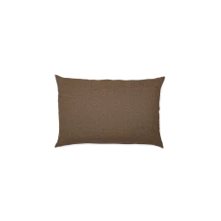 Sofakissen-Überzug mit verdeckter Knopfleiste(Wollstoff Tano natur dunkel, 55 x 80 cm)