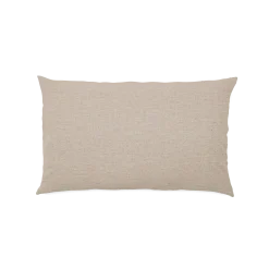 Sofakissen-Überzug mit verdeckter Knopfleiste(Wollstoff Elverum Sesam, 35 x 60 cm)