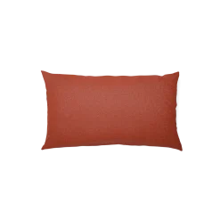 Sofakissen-Überzug mit verdeckter Knopfleiste(Wollstoff Kaland ziegel, 60 x 105 cm)