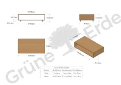 Sofatisch Jukai Pur(Buche, mit Lade)