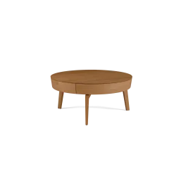 Sofatisch MitsuØ 80 cm, mit einer Schublade (Buche)