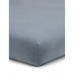 Spannleintuch Aliza97 % Baumwolle/3 % Elasthan, Jersey, GOTS, VEGAN (taube, 90/100 x 200/220 x 22/28 cm)