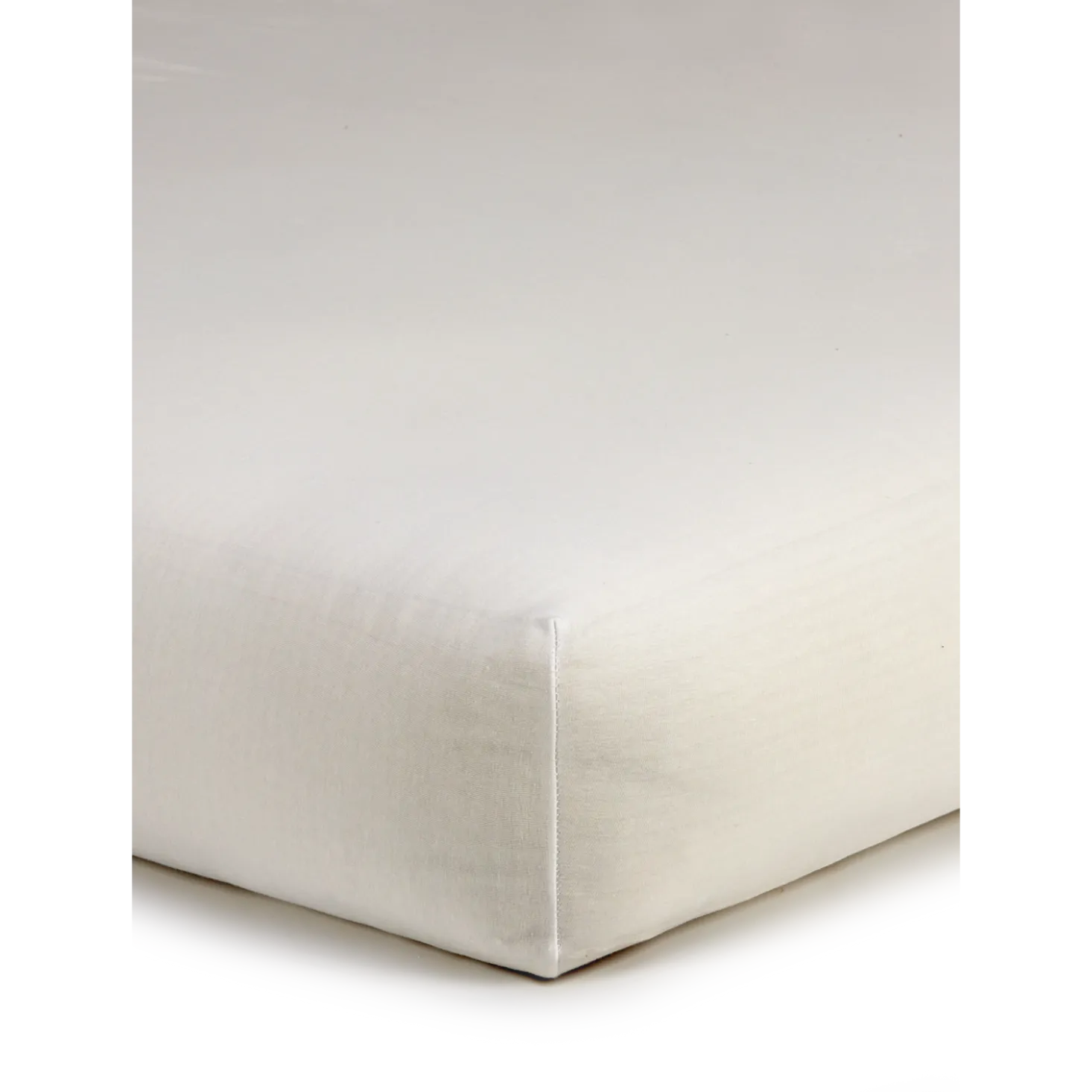 Spannleintuch Aliza97 % Baumwolle/3 % Elasthan, Jersey, GOTS, VEGAN (weiß, 90/100 x 200/220 x 22/28 cm)