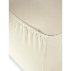 Spannleintuch Hannah100 % Baumwolle, Jersey, GOTS (natur, 90/100 x 190/200 x 15/21 cm)