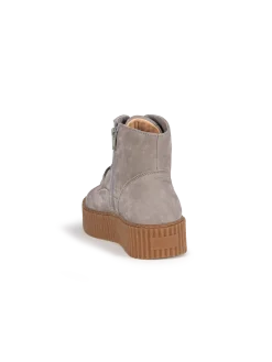 Stiefelette aus Bio Leder(hellgrau, 39)
