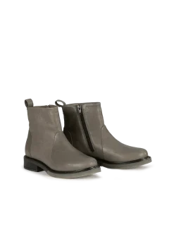 Stiefelette aus Bio Leder(stein, 38)
