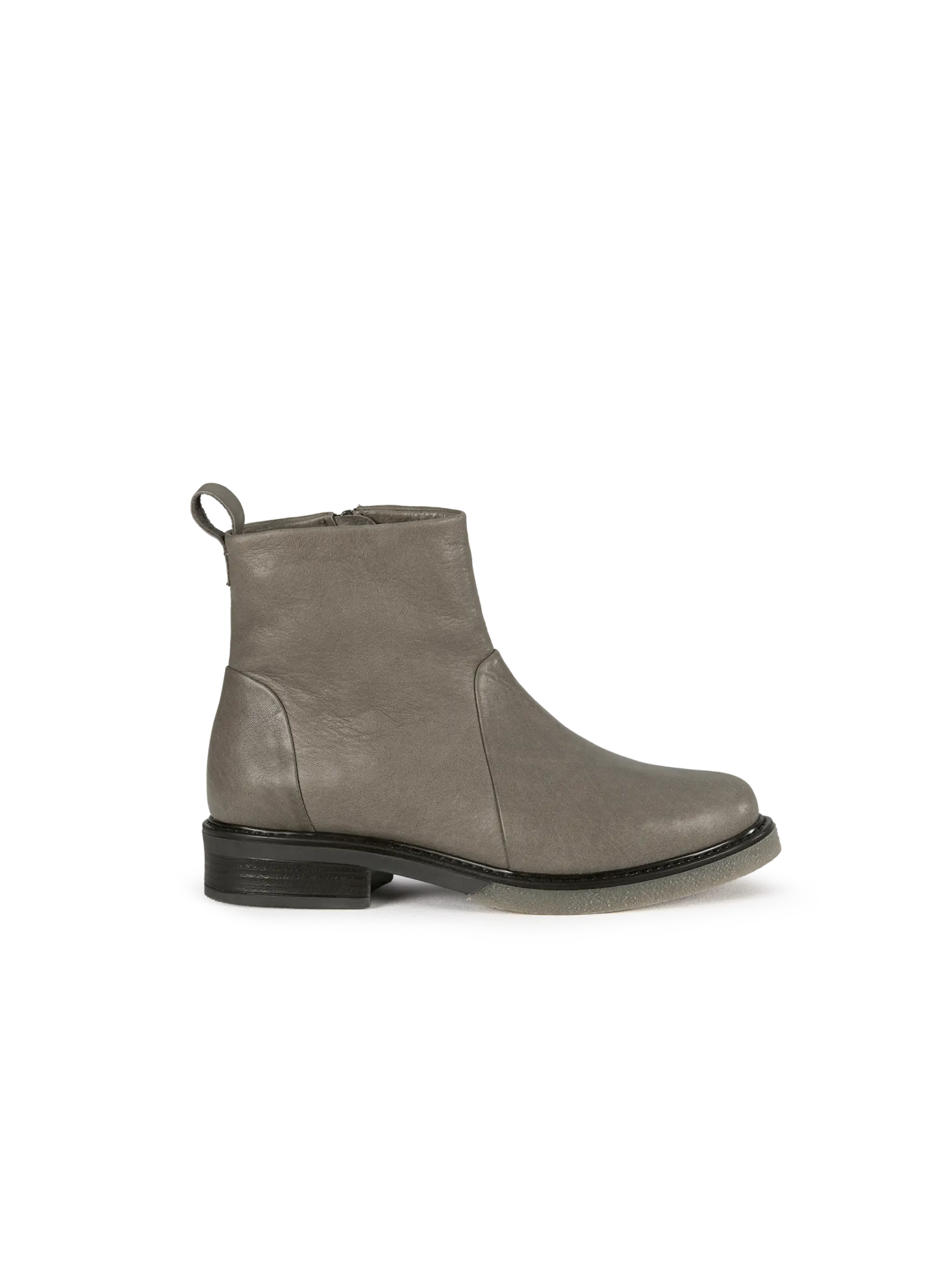 Stiefelette aus Bio Leder(stein, 38)