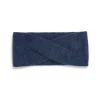 Stirnband aus Alpakawolle(blau melange, one size)