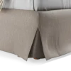Stoffhousse für Bettrahmen Jukai Pur(Baumwollstoff Ondula Taupe, 140cm)
