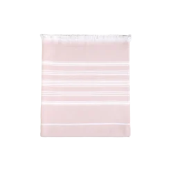 Strand- und Saunatuch mit Fransen90 x 200 cm, 100 % Baumwolle, GOTS (lavender )