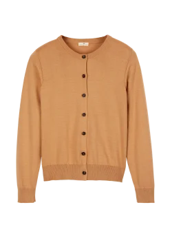 Strickjacke aus Bio-Baumwolle(caramel, XS)