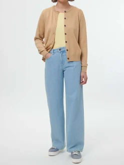 Strickjacke aus Bio-Baumwolle(caramel, XS)